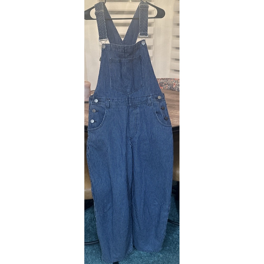 BDG Urban Outfitters Striped Overalls Unisex Workwear Trending M-M